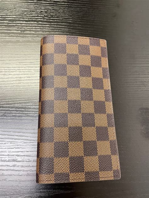 louis vuitton wallet brown checkered|Louis Vuitton checkered wallet.